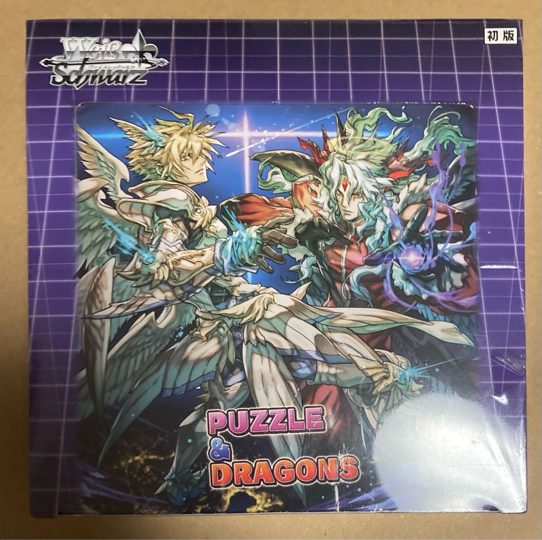 PUZZLE&DRAGONS 1BOX ヴァイスシュヴァルツ 新品未開封 シュリンク付き ボックス 初版 パズドラ 1BOX