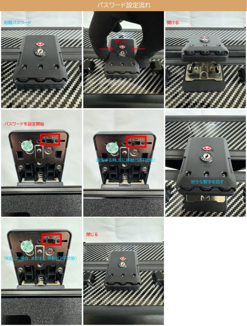 G1G1" High-grade storage case for BGS/PSA/CGC appraisal cards for collectors (M size, transparent type) with dial lock 1枚