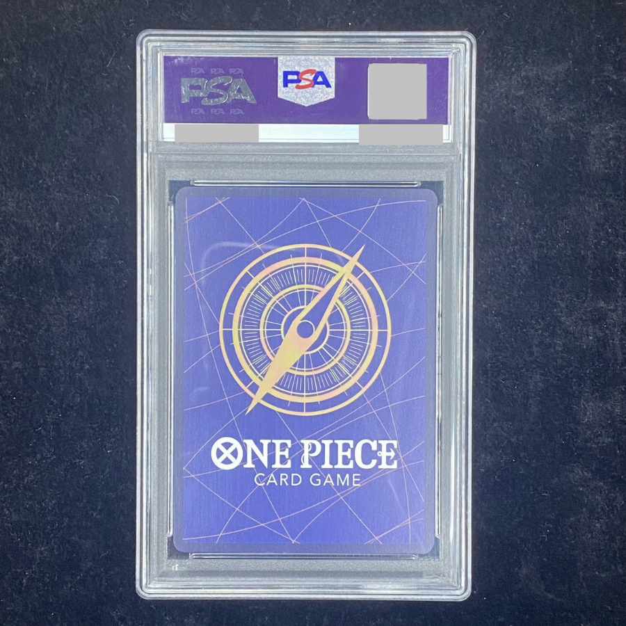 【PSA10】モンキー・D・ルフィ(パラレル)(レッドスーパーパラレル)(コミックパラレル・コミパラ・漫画背景) P-SEC OP13-118