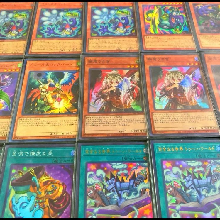 遊戯王【大会用究極構築！！三重スリーブ！！】トゥーンデッキ４０枚　ＥＸデッキ&サイドデッキ付属！！ 1枚