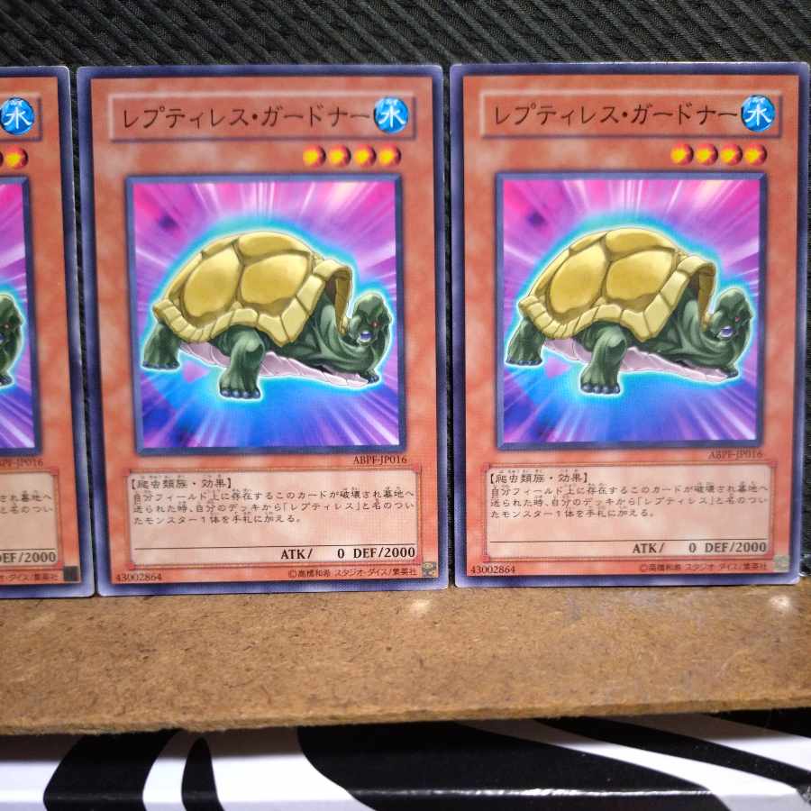 【ぽぽたん】遊戯王  3196  レプティレス・ガードナー ノーマル  ３枚