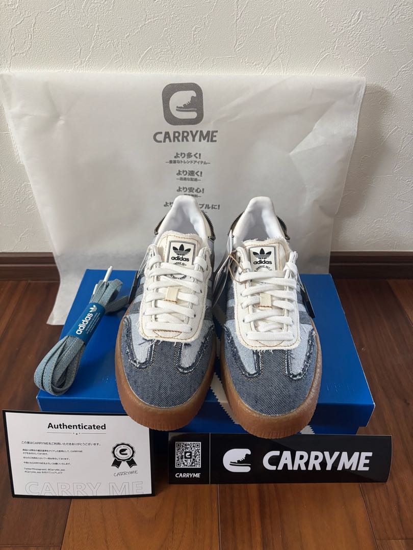 atmos pink Exclusive adidas Originals Women's Sambae "Stacked Denim" 24.5cm