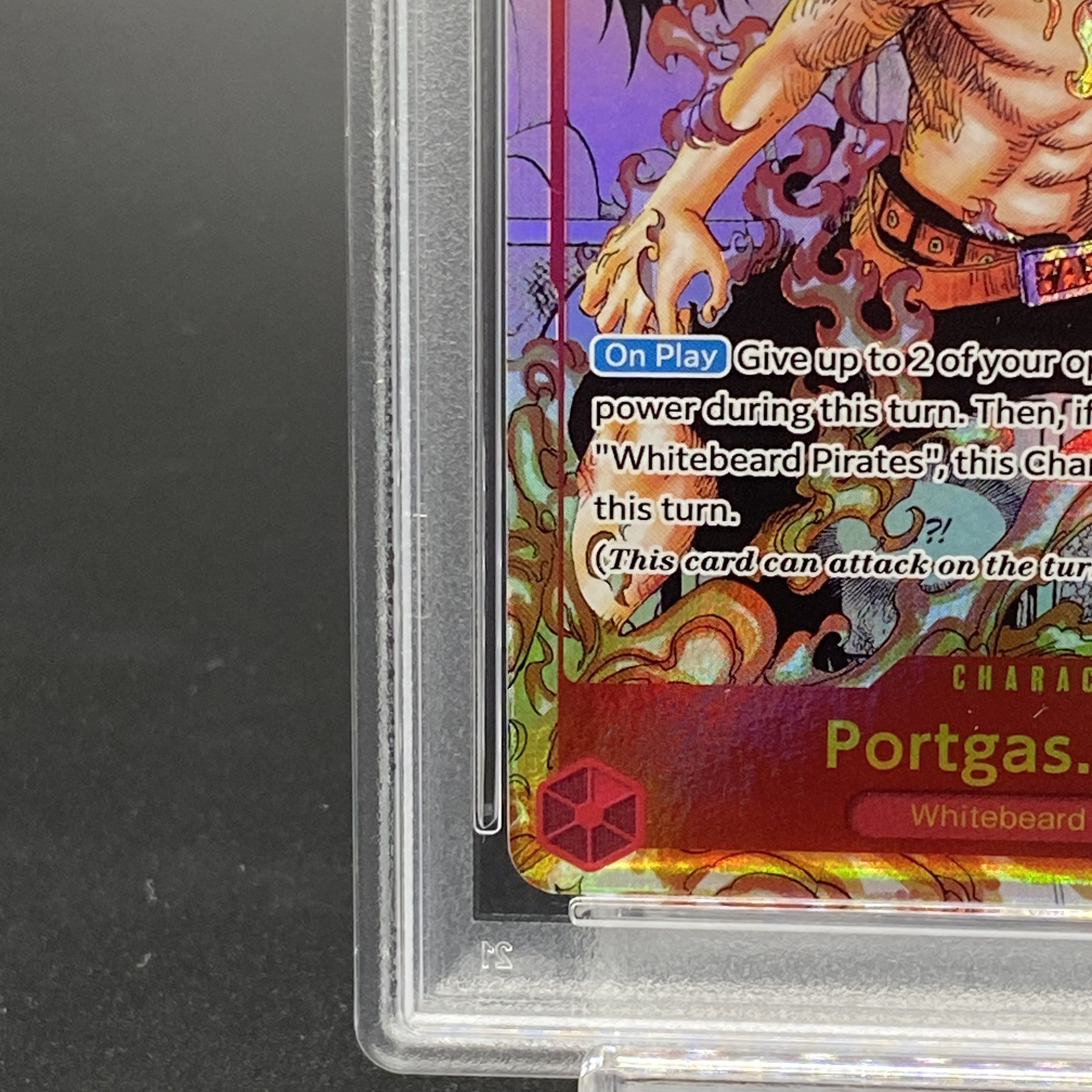 [PSA10] Portgas D. Ace 《English Edition》 (Comipara / Manga Background) [SR] {OP02-013}