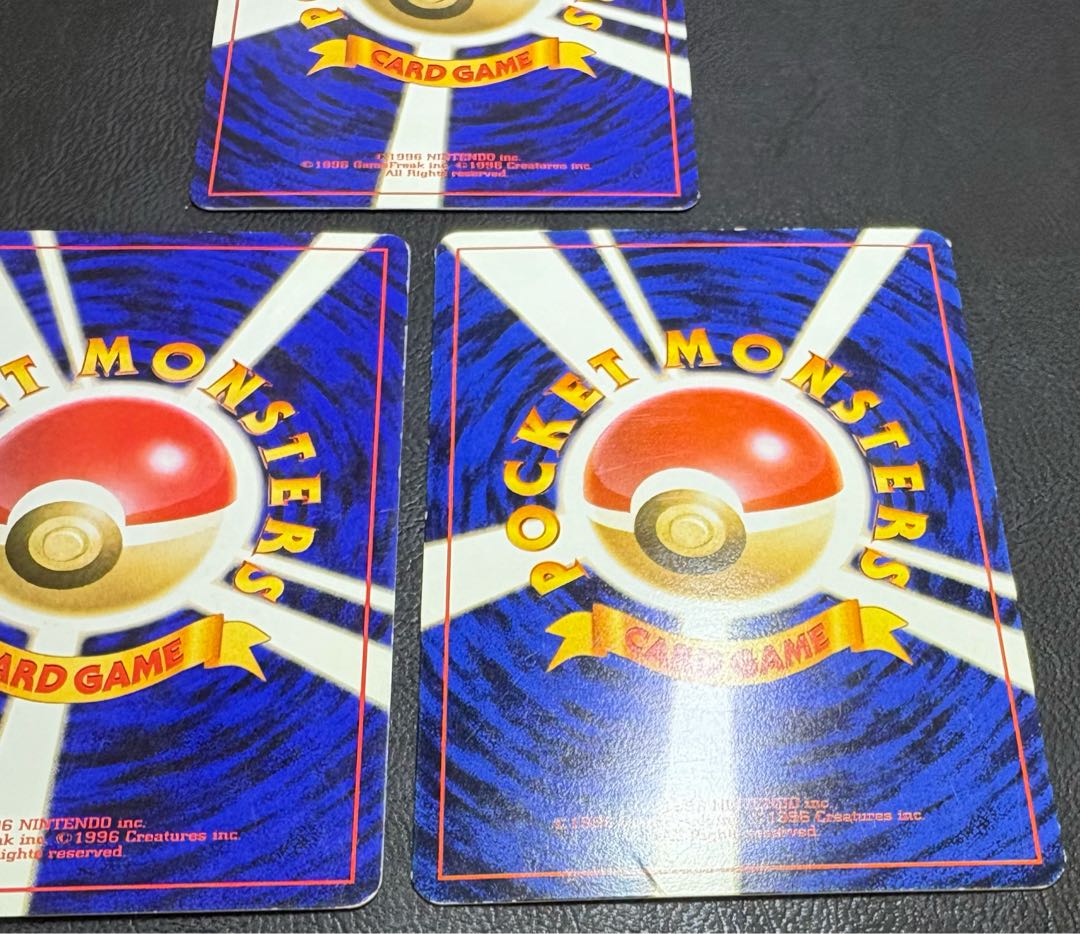 Mankey&Jynx&Sunkern(Spearow)/Why it became a Pokemon card Old back