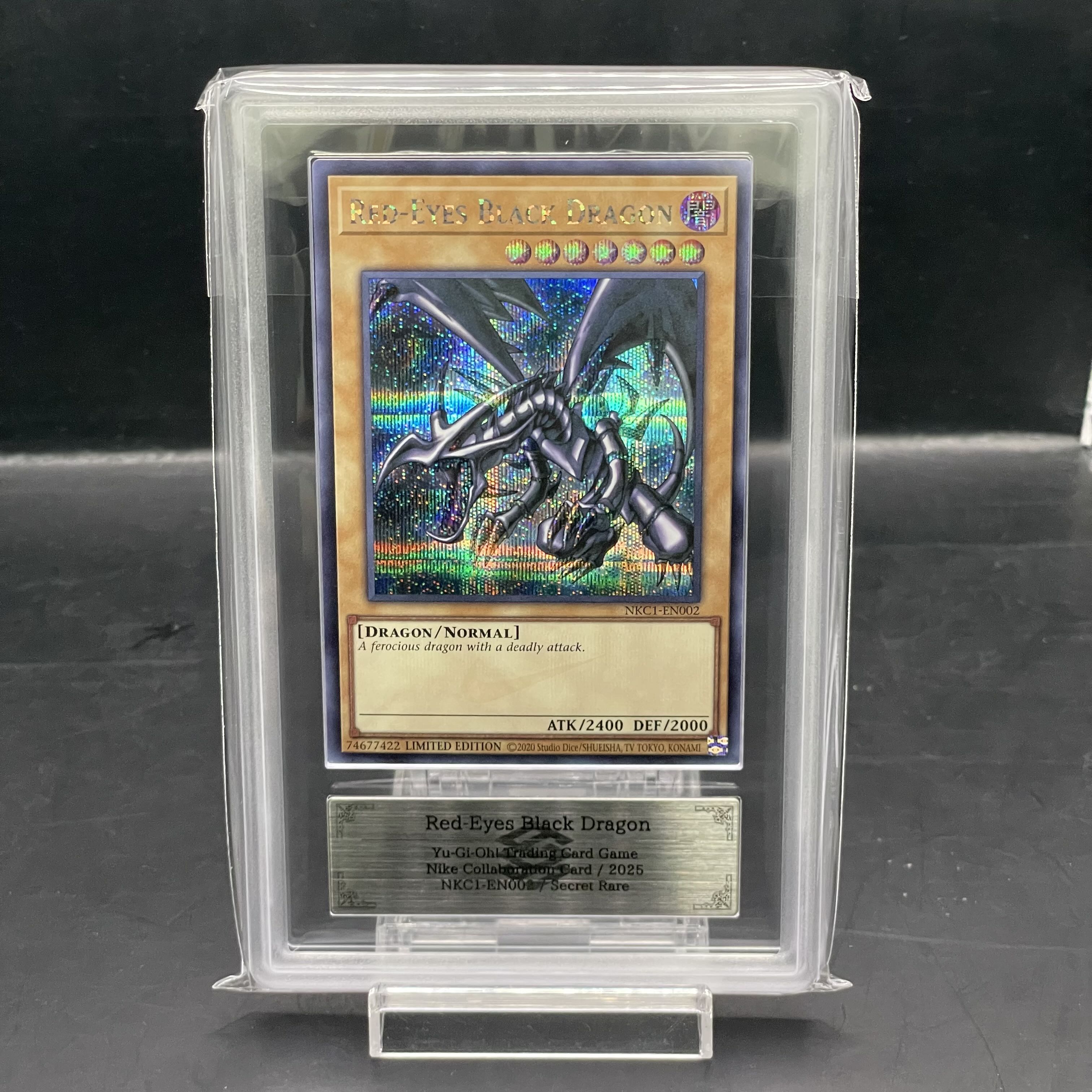 ARS10] Red-Eyes Black Dragon (English Version/Nike Logo) [Secret] {NKC1-EN002} 1枚