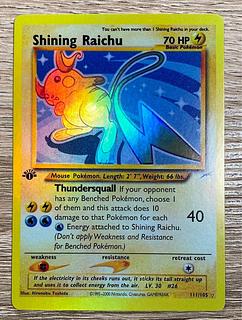 PSA9 ひかるライチュウ 旧裏 neo Shining Raichu PSA9 ひかるライチュウ 旧裏 neo Shining Raichu