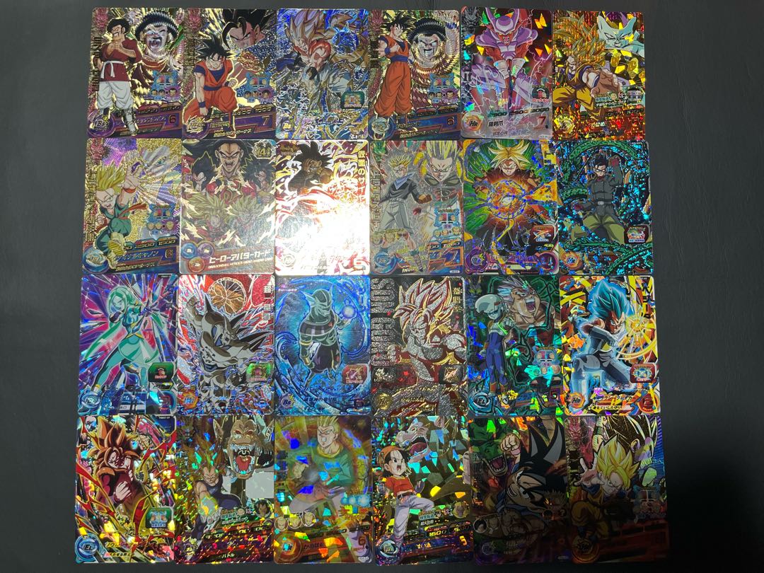 Condition: B Dragon Ball Heroes 107 cards, sold in bulk. 1枚