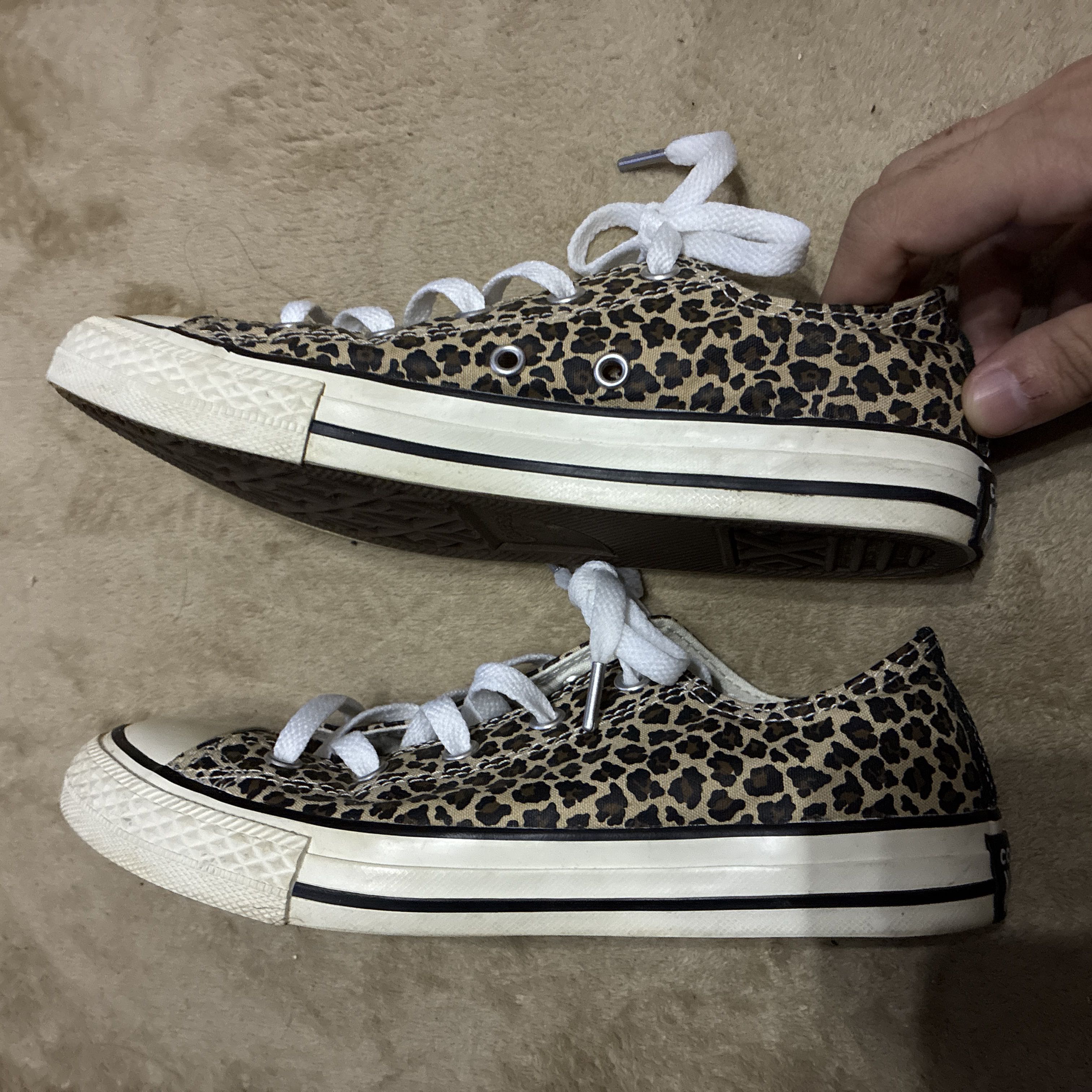 CONVERSE Sneakers, Leopard Print, Low-Top, 21.5 cm 22cm