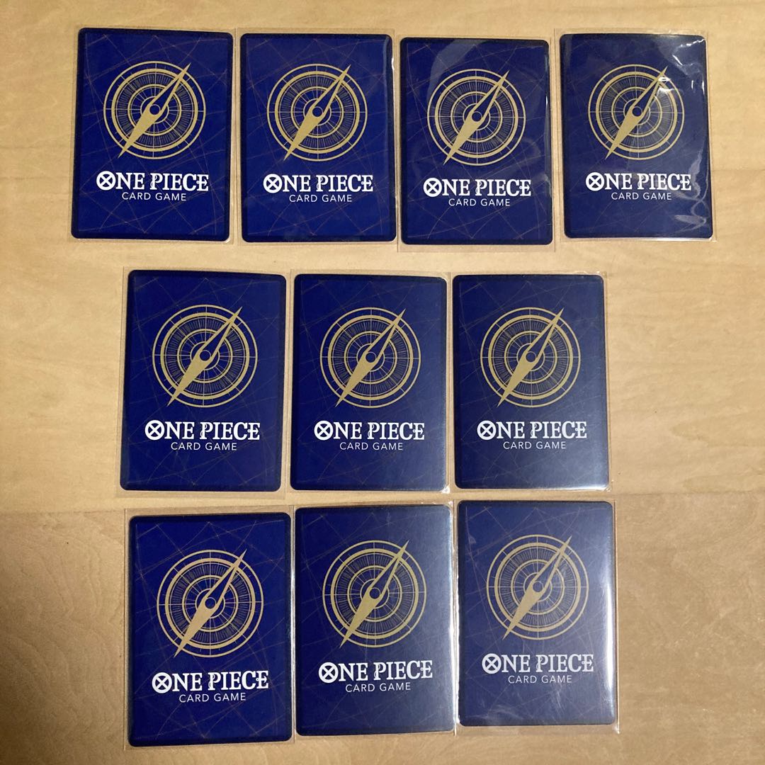 One Piece, Red, R Card, 10 Card Set Parts 10枚