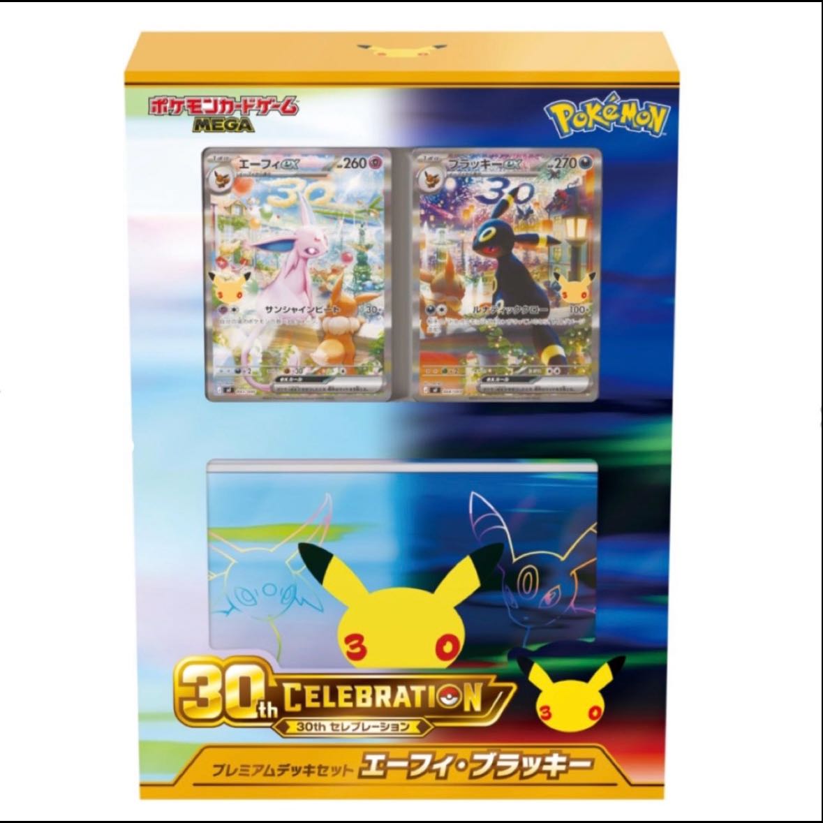 Pokémon Card Game 30th CELEBRATION Premium Deck Set: Espeon & Umbreon