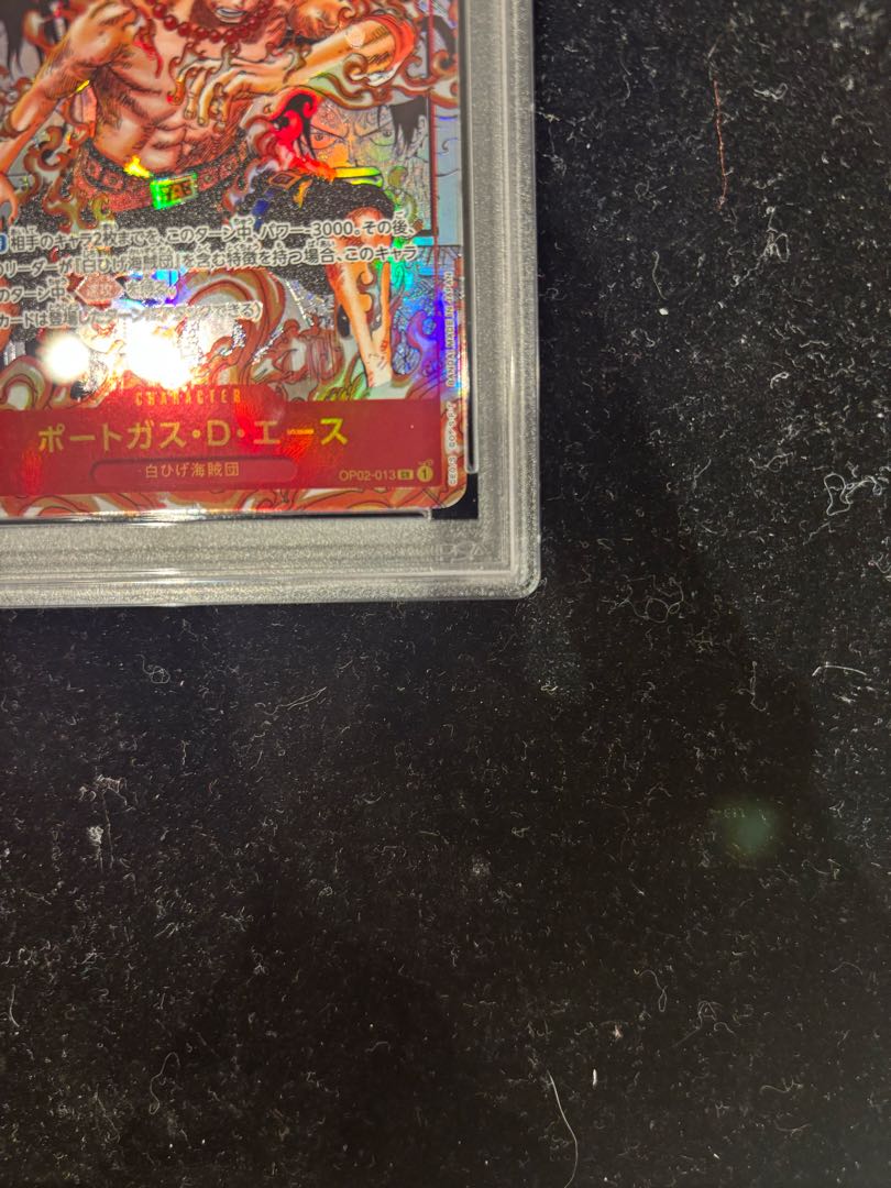 PSA10] Portgas D. Ace (Parallel)(Super Parallel)(Comic Parallel, Comipara, Manga Background) P-SR OP02-013