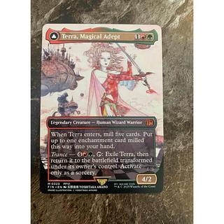 MTG ff 魔導戦士、ティナ　天野喜孝 ギャザリング ボーダーレス 英語 1枚
