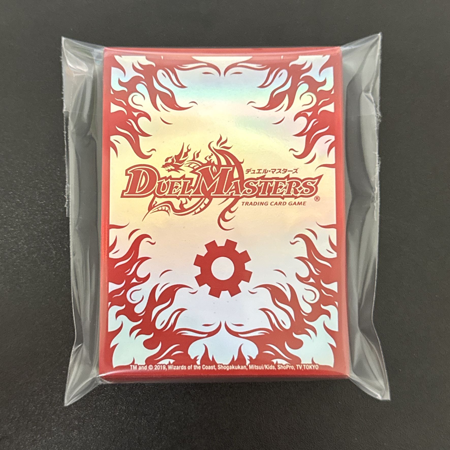デュエマ 公式スリーブ　赤　レッド　40枚