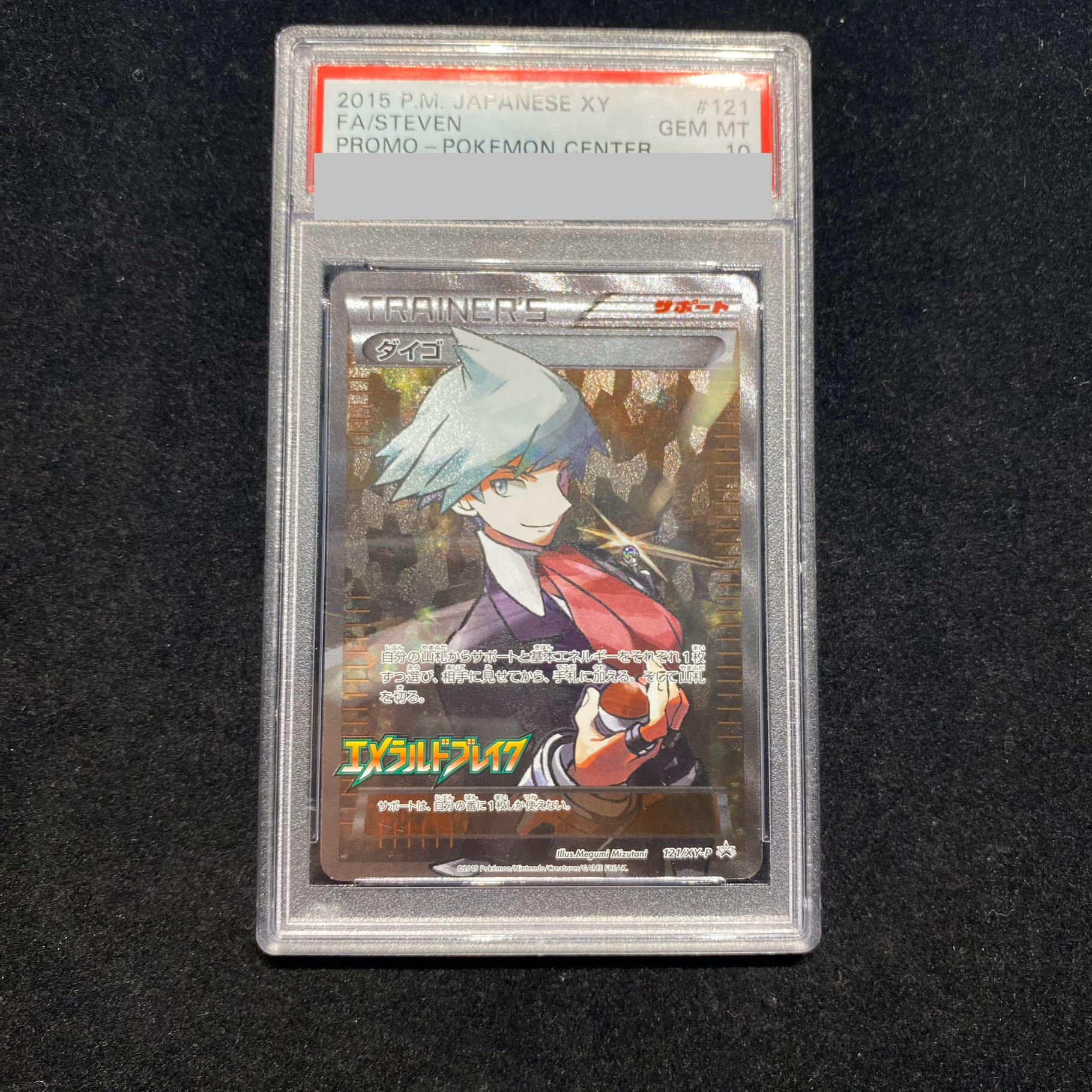 【PSA10】ダイゴ PROMO 121/XY-P