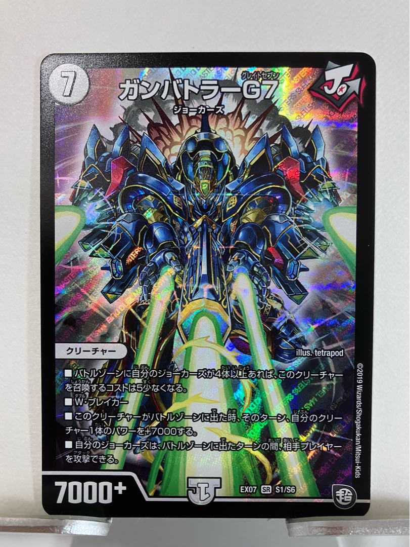 ◆Careful packaging Gunbutler G7 SR S1/S6 1枚