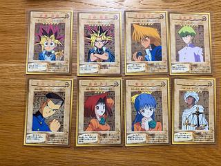 バンダイ版 遊戯王 キャラクターカード 8枚