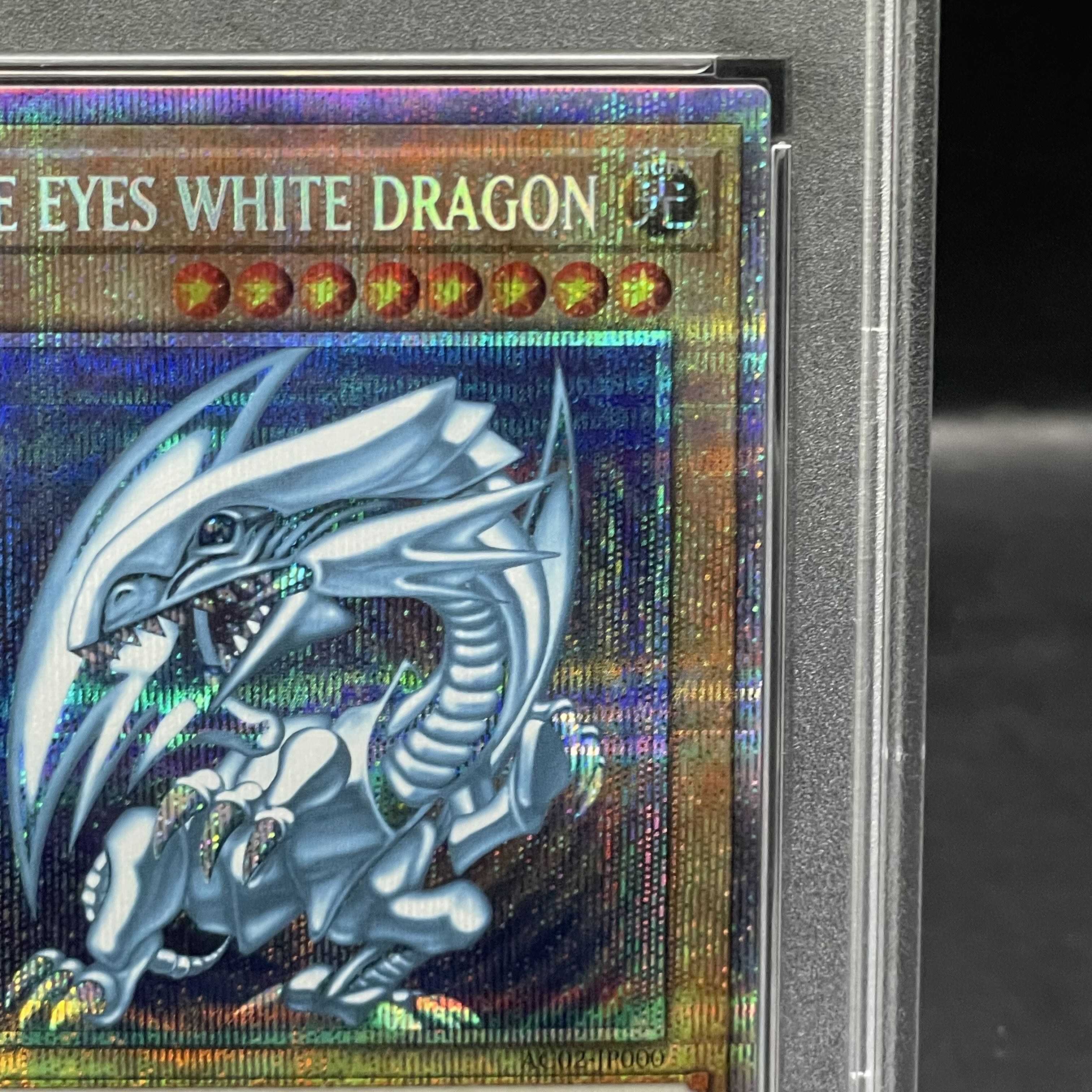 【PSA10】BLUEEYESWHITEDRAGON (青眼の白龍) [プリズマ] {AC02-JP000} 1枚