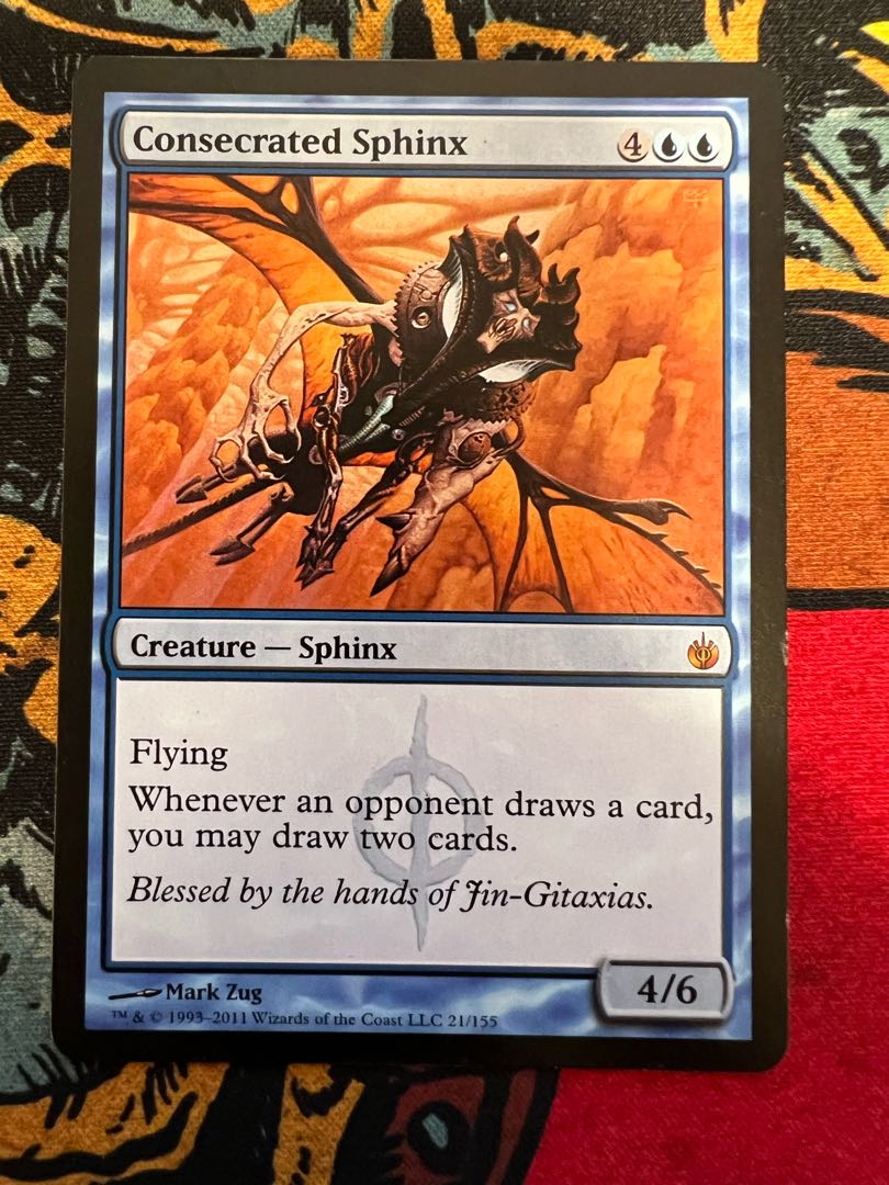 Consecrated Sphinx, mythic rare 21/155