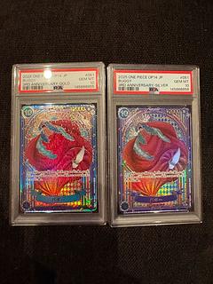 PSA10 sequential number] Baggy SP Gold and Silver One Piece Card Game Ao Umi no Shichikkie 1枚