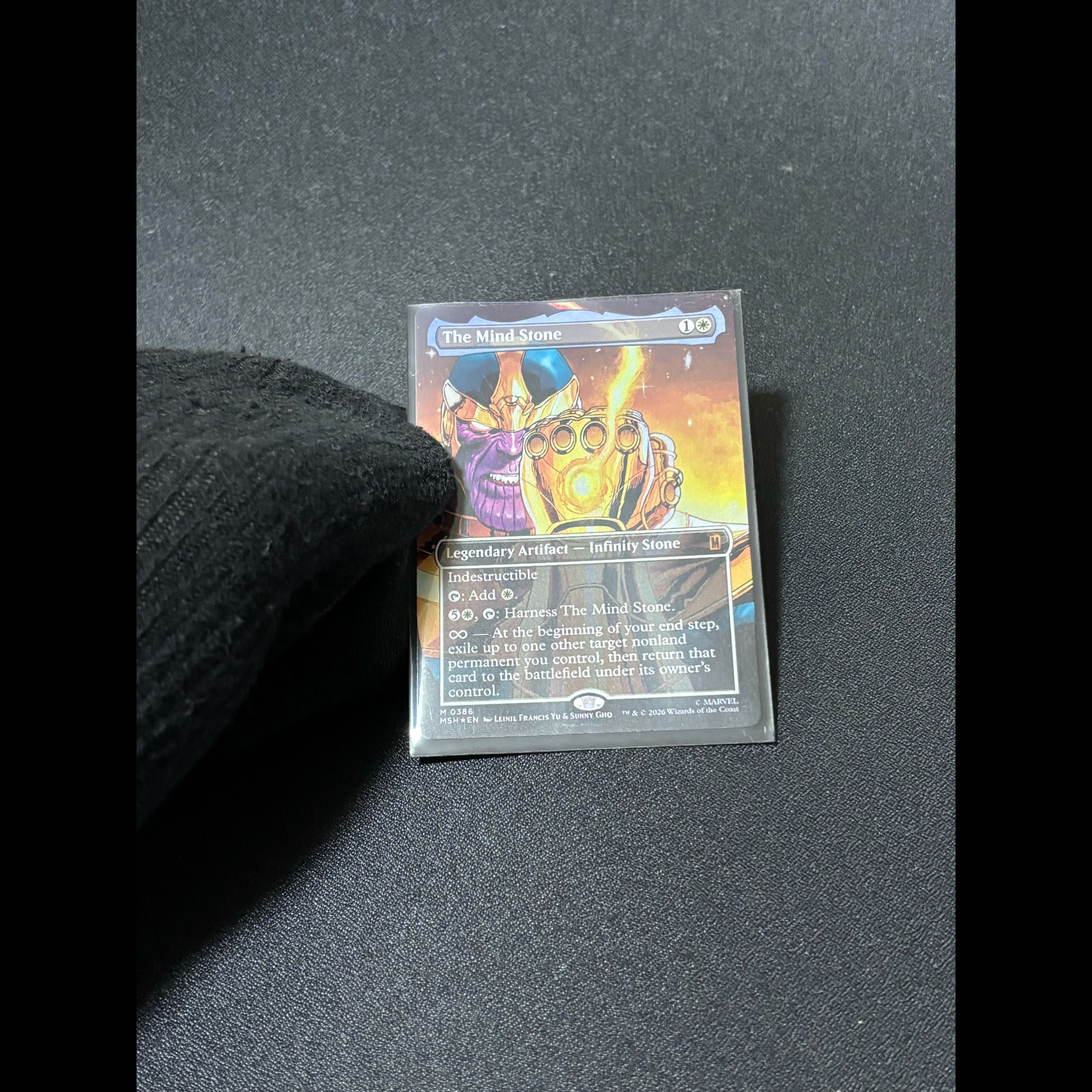 【Foil】The Mind Stone #0386 MSH EN Borderless Gauntlet MTG Marvel マインドストーン 1枚