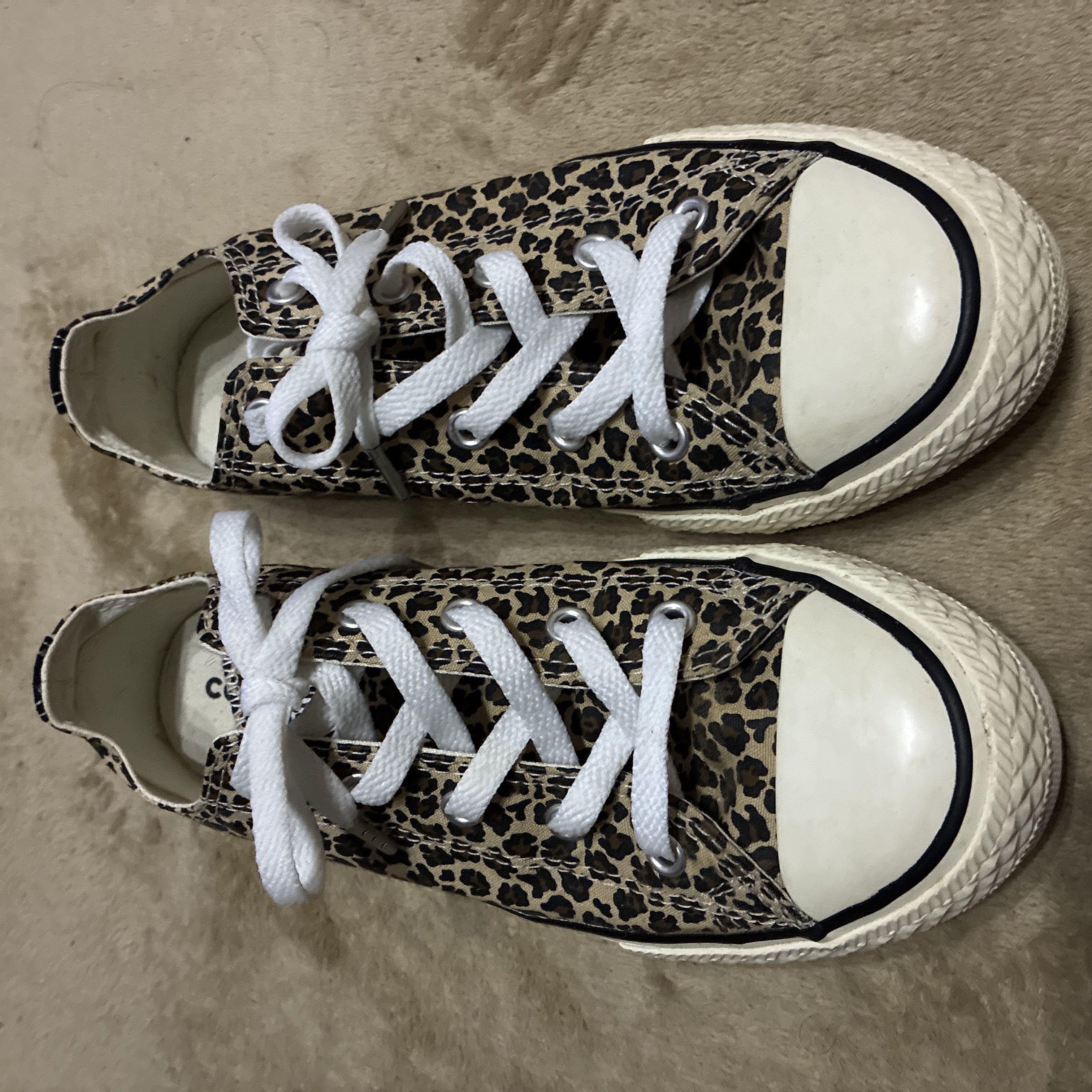 CONVERSE Sneakers, Leopard Print, Low-Top, 21.5 cm 22cm