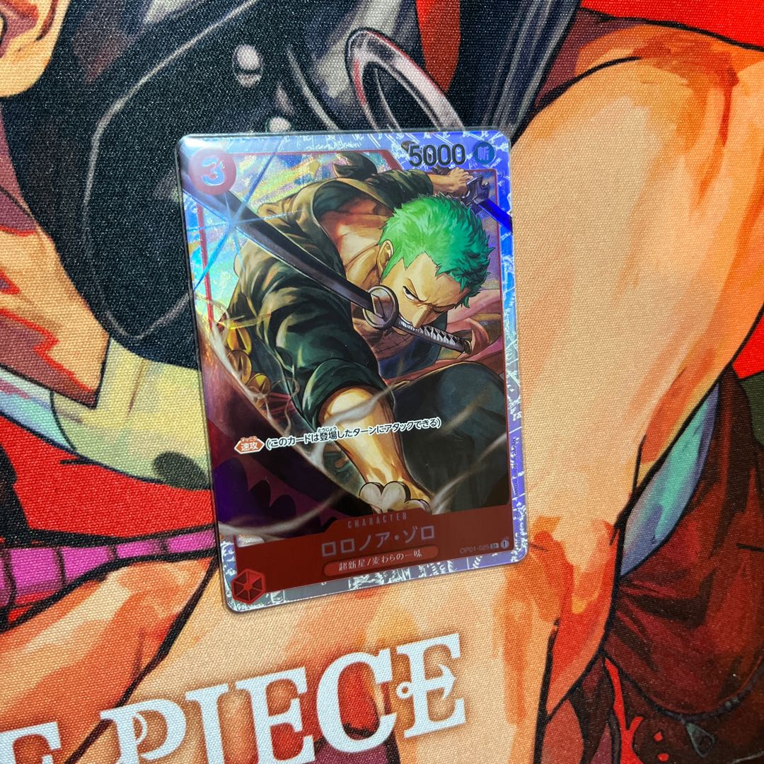 like-new item Roronoa Zoro SR OP01-025