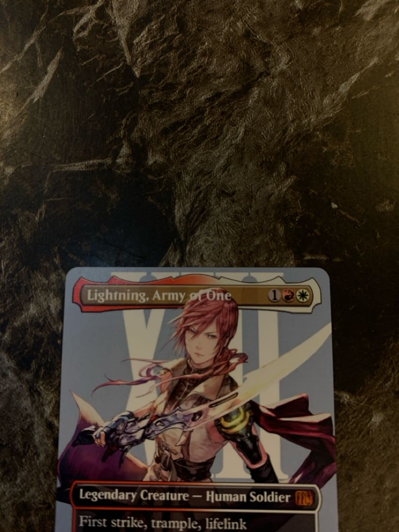 Mtg Borderless Scene Drive, Lightning English version gathering gathering FF13