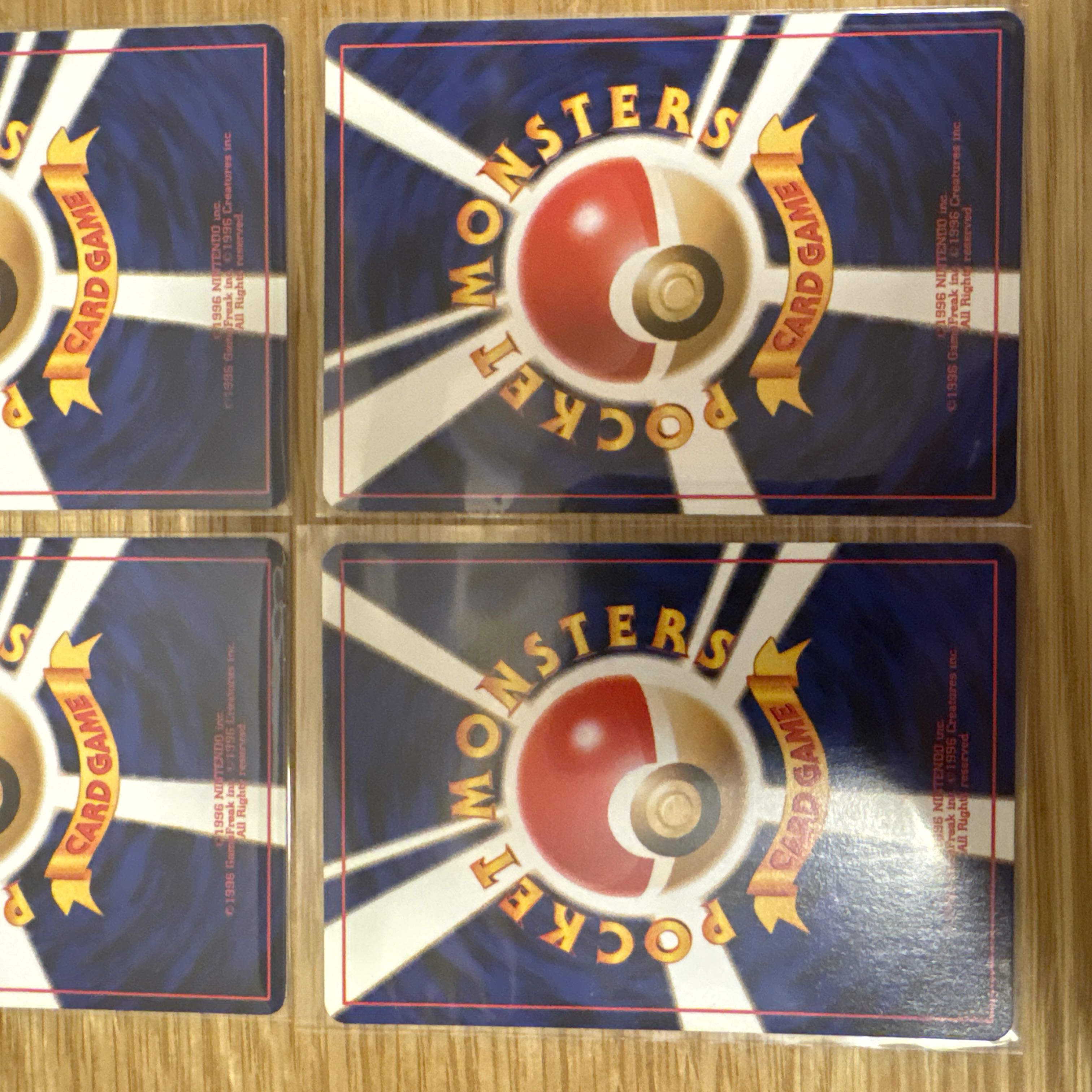 【旧裏まとめ売り】草ポケモン進化ラインセット｜当時物　レディアン　ポポッコ 4枚