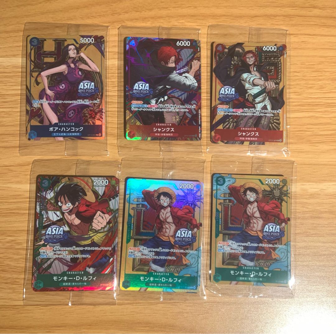 One Piece Card Game [Asian Edition] Mini-Tin Pack Set vol.3" 6-Card Set 1枚