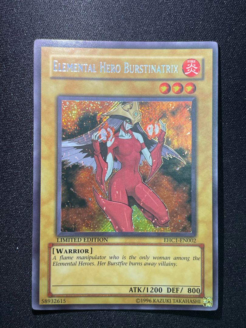 遊戯王 E・HEROバーストレディ Elemental Hero Burstinatrix 英語 北米 EHC シークレット シク EHC1-EN002