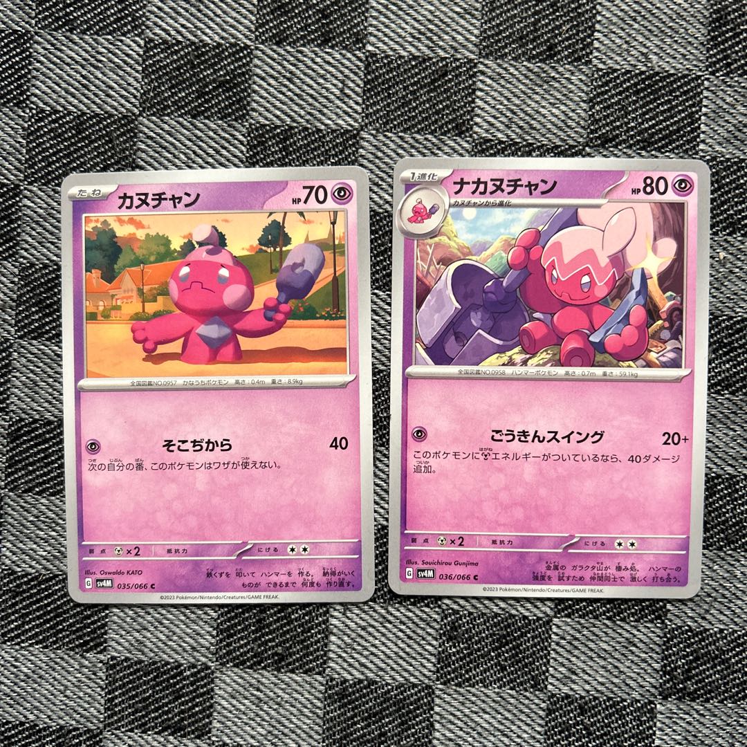 カヌチャン ナカヌチャン 進化ライン 2枚