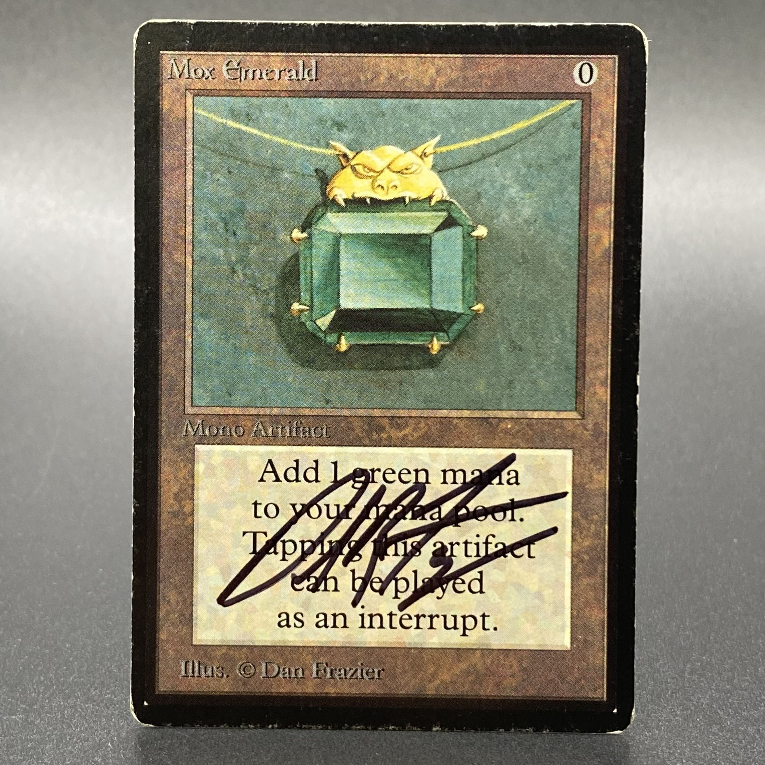 Mox Emerald rare beta signed