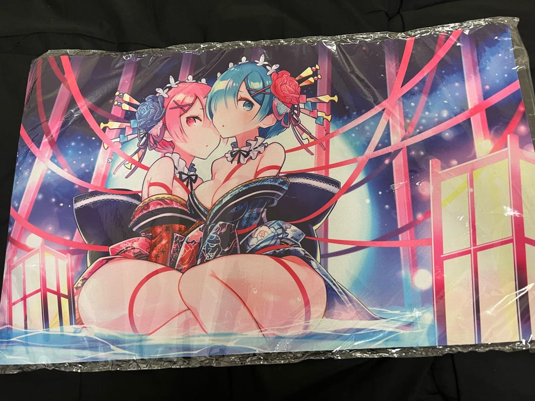 Re:Zero Kara Hajime Isekai Life Ikkatsu Ri:Zero Rem Ram Play Mat