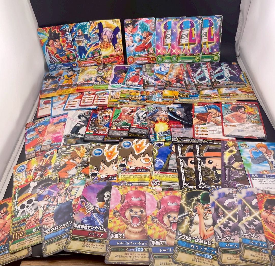 【中古品】オールジャンル　まとめ売り　ワンピース　ドラゴンボール　トリコ　カードゲーム　