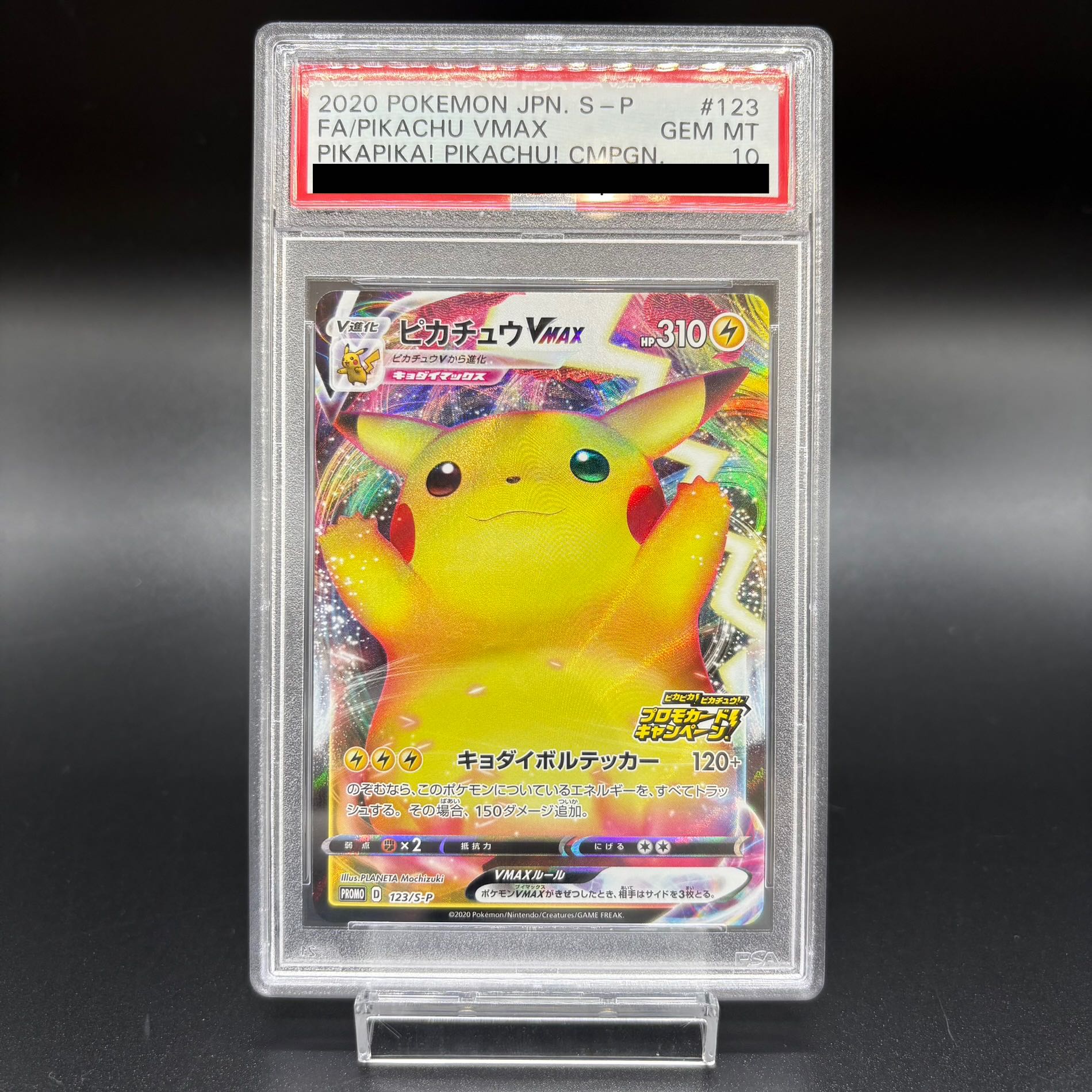 【PSA10】ピカチュウVMAX PROMO 123/S-P 1枚