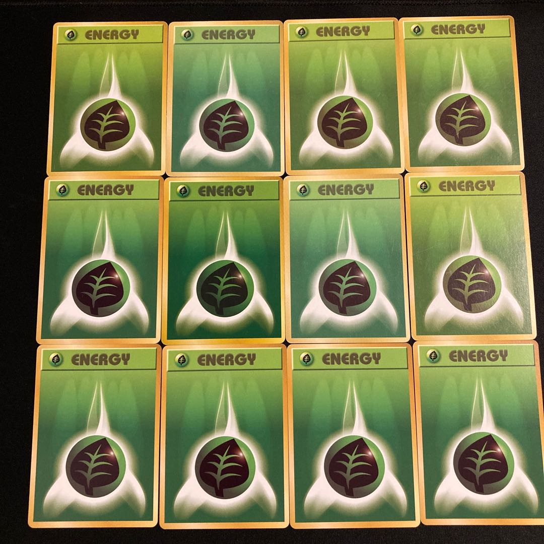 i236 GrassEnergy (Old Back Design) 12-Card Set Pokémon TreTre 12枚