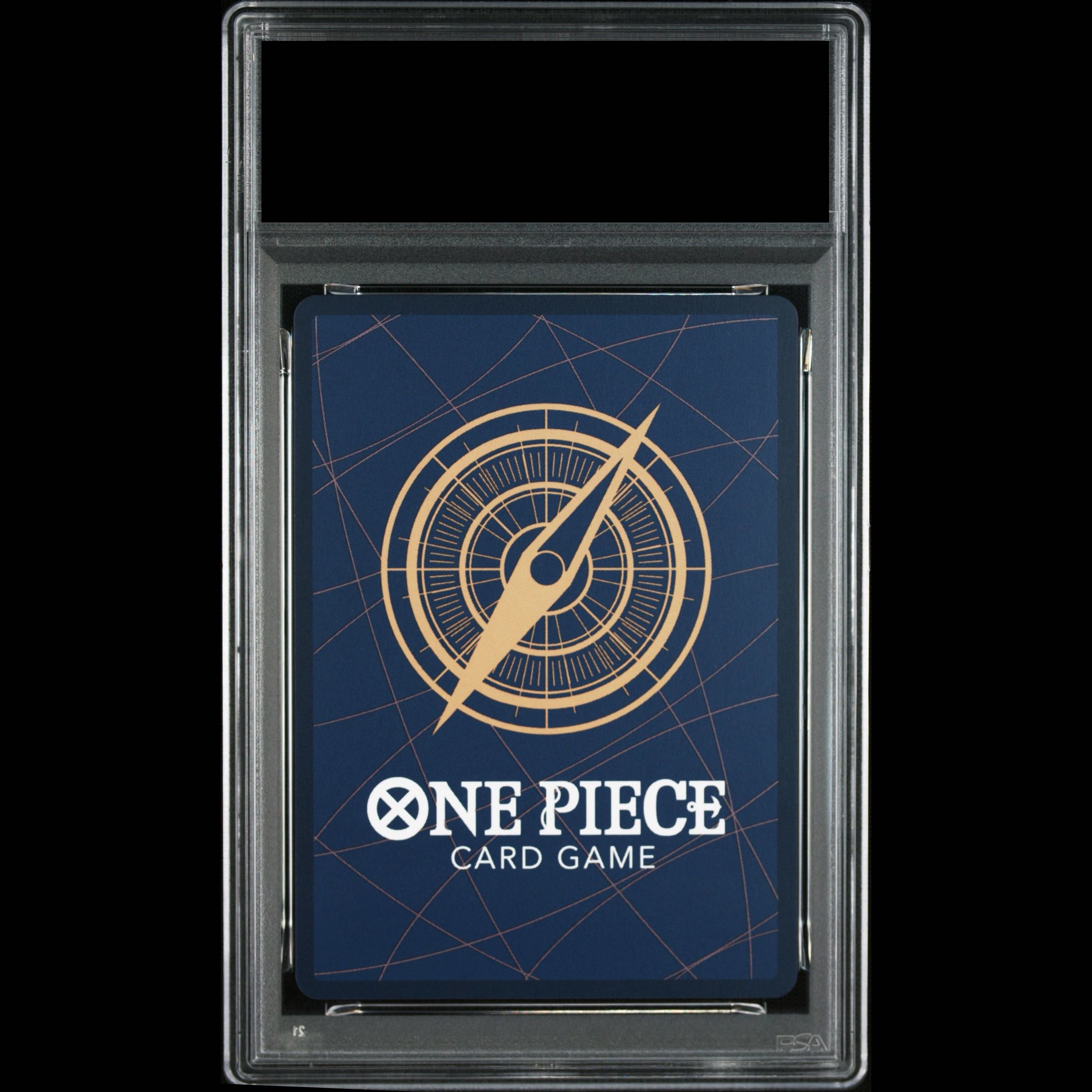 【PSA10】モンキー・D・ルフィ(パラレル)(スーパーパラレル)(コミックパラレル・コミパラ・漫画背景) P-SEC OP09-119 1枚