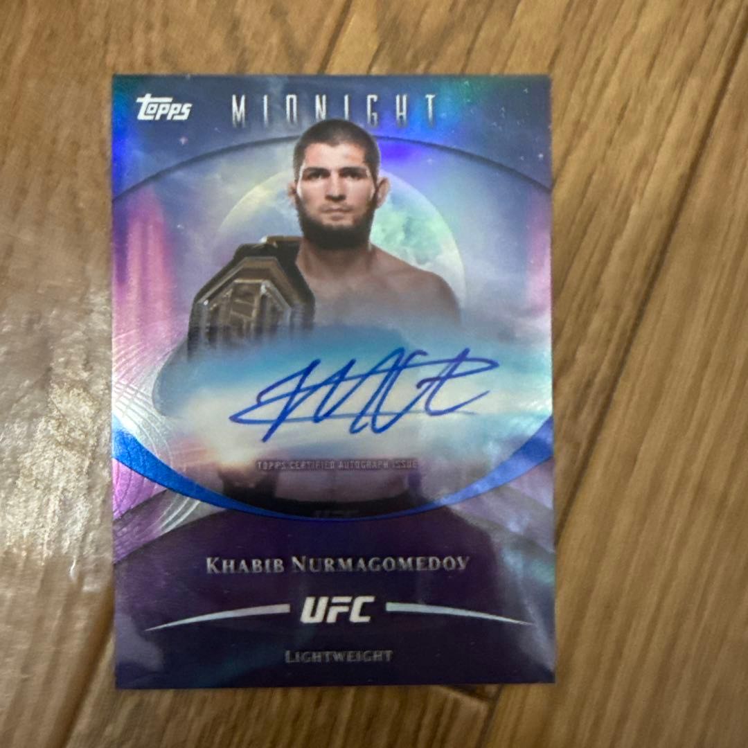 Khabib Nurmagomedov Topps Midnight 直筆サイン 1枚