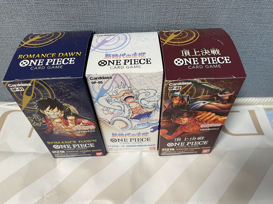 ワンピースカードゲーム 新時代の主役1box ロマンスドーン1box 頂上 