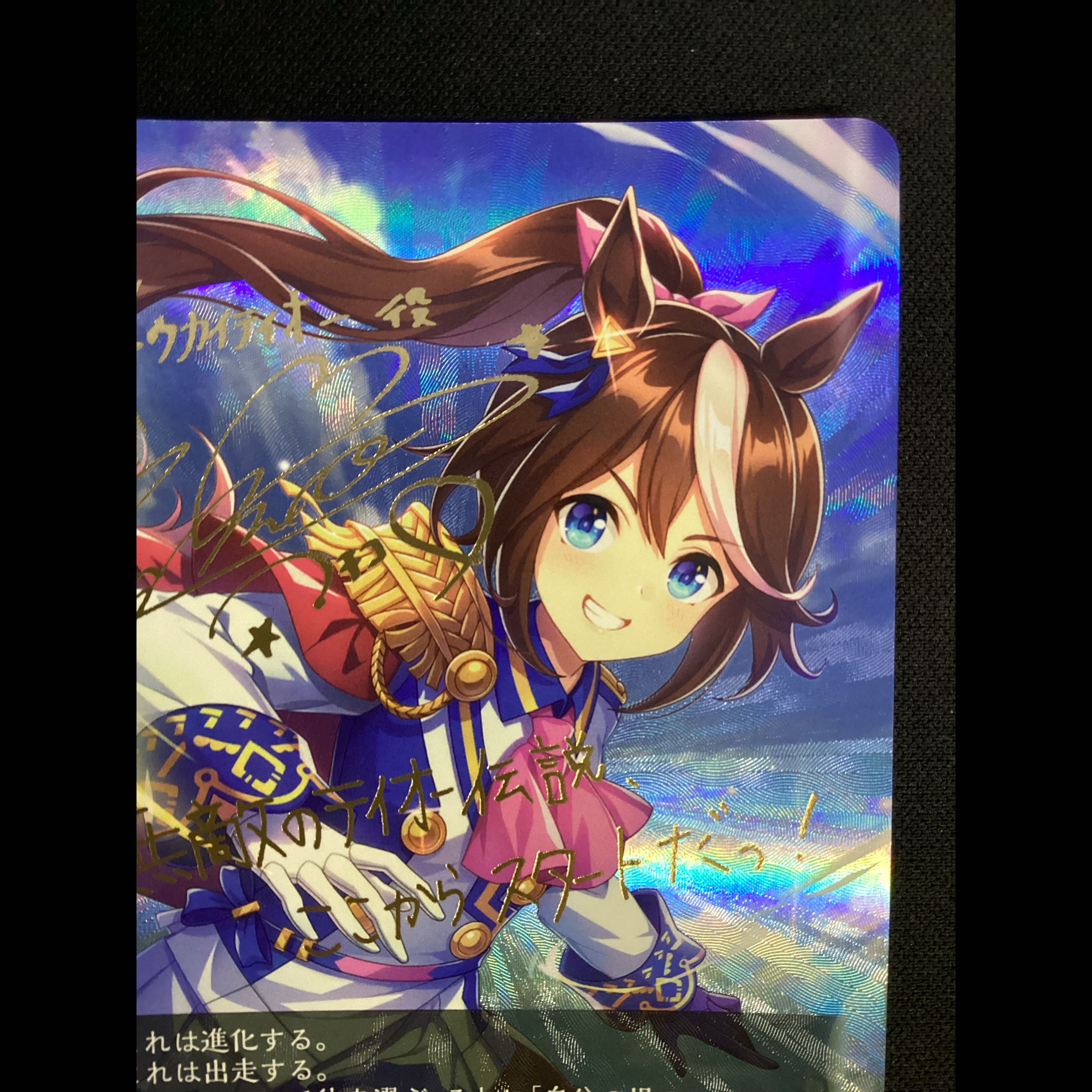 ① (傷有り) トウカイテイオー(サイン入り) SP CP01-SP04 1枚