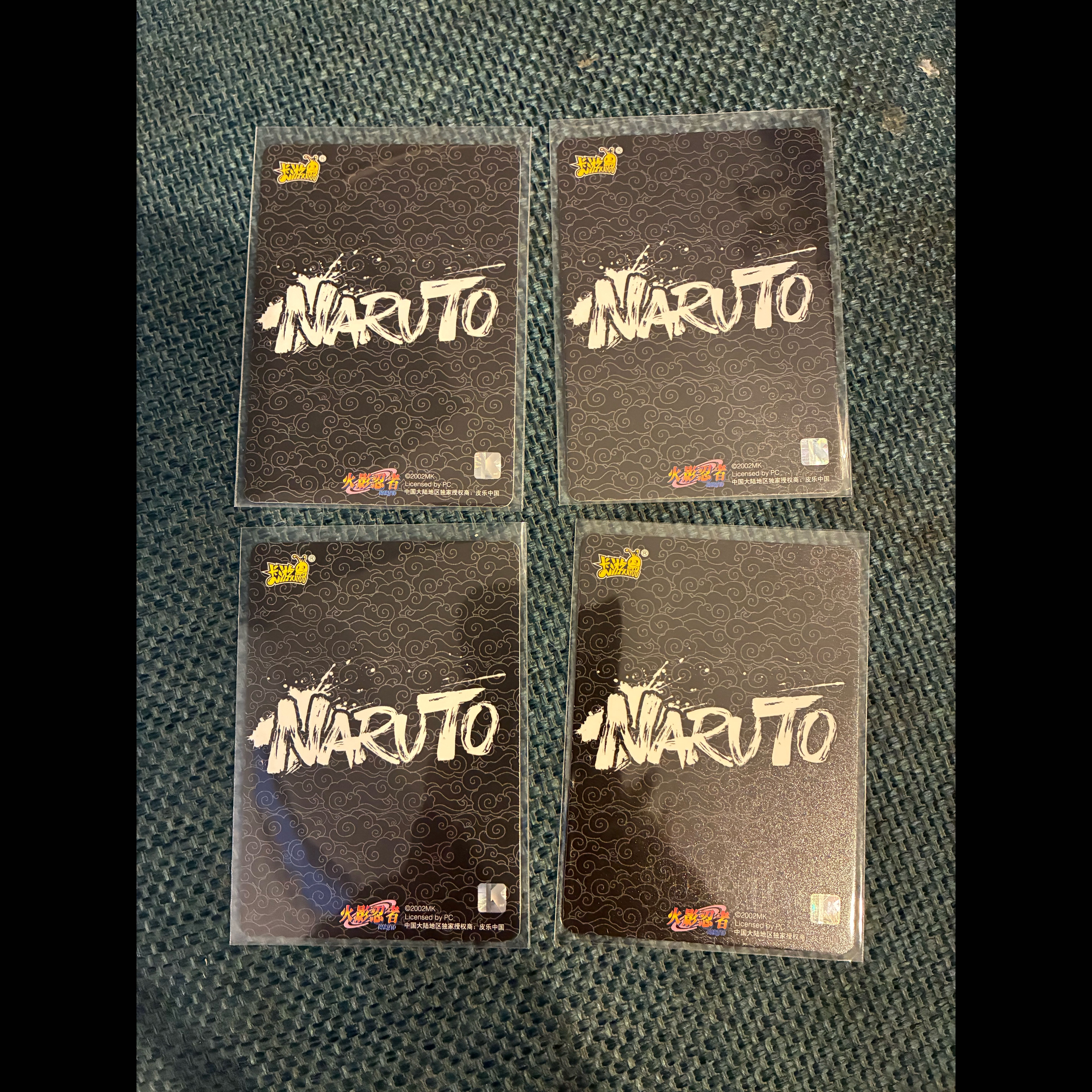 NARUTO: Stained Glass-Style Card Set (Vol. 1), 4-Card Set (Exclusive to Umi) 4枚