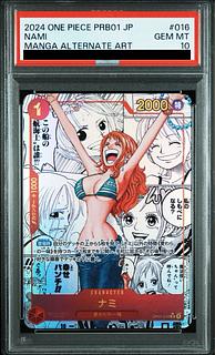 ナミ コミパラpsa10 OP01-016 PSA10】 ナミ (コミパラ/漫画背景/PRB-01) [R] {OP01-016