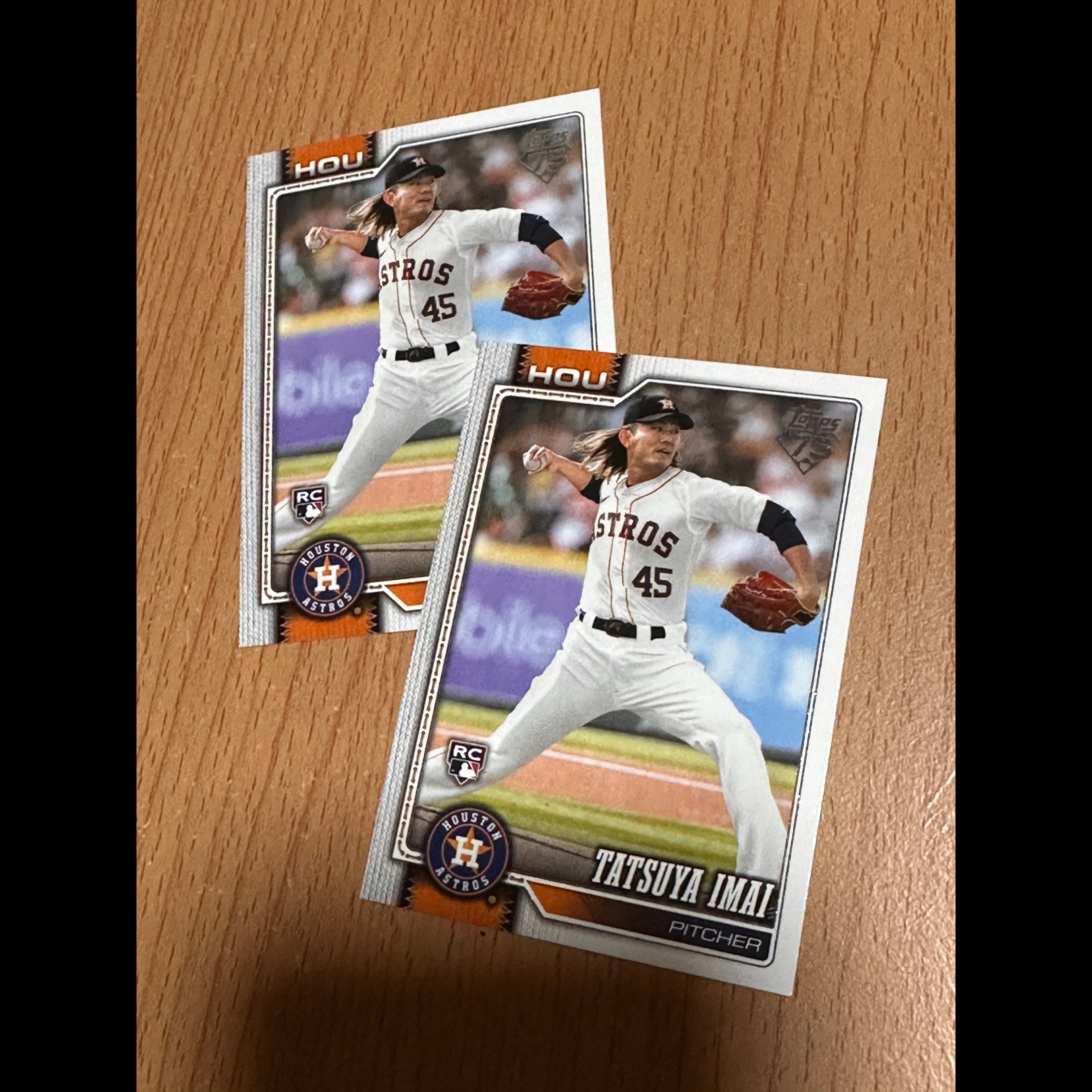 Psychic Latest RC Tatsuya Imai 2-Card Set 2026 Topps Series 2 MLB 2枚