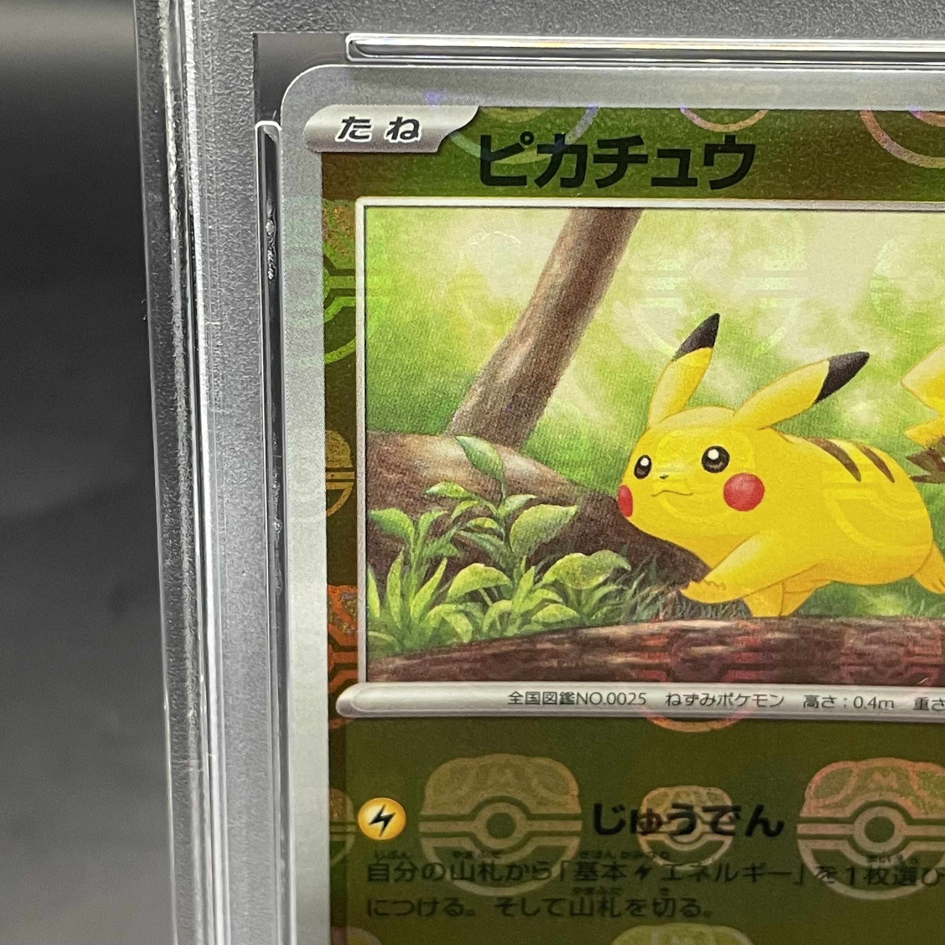 PSA10] Pikachu (Master Ball Pattern/Mirror) C 025/165