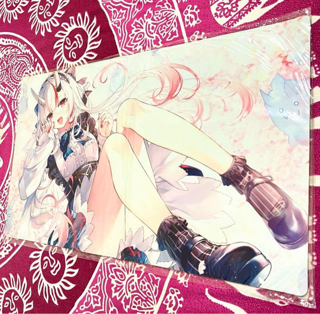 Hololive Hyakki Ayame Ayame Rosaed Underworld Shirozume Grass Play Mat