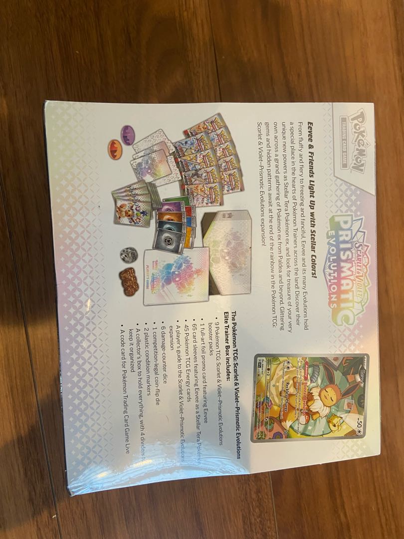 PRISMATIC EVOLUTIONS エリートトレーナーBOX 未開封③