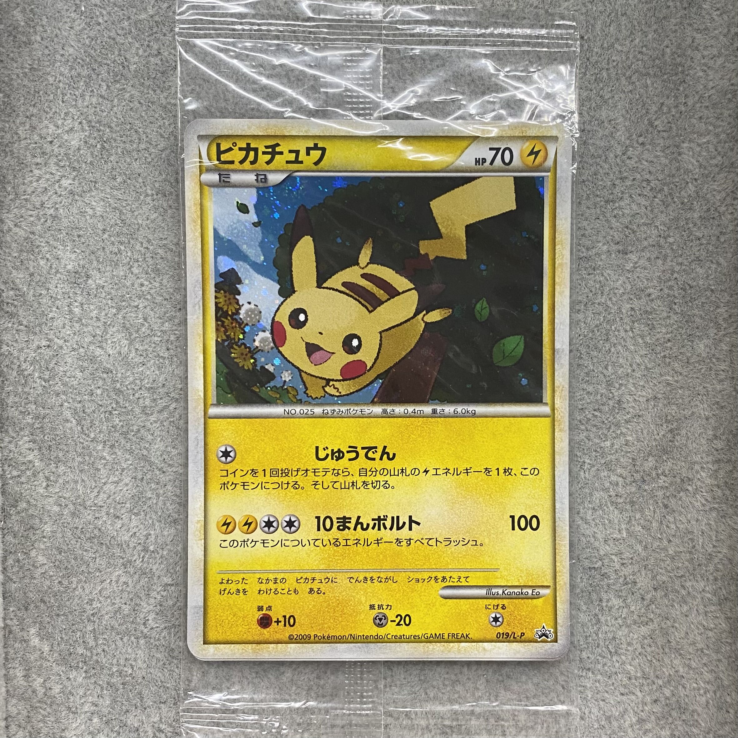 Pikachu 019/L-P Promo Unopened