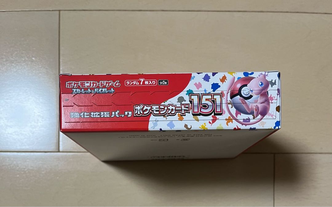 強化拡張パック「ポケモンカード151（イチゴーイチ）」 未開封BOX  1BOX