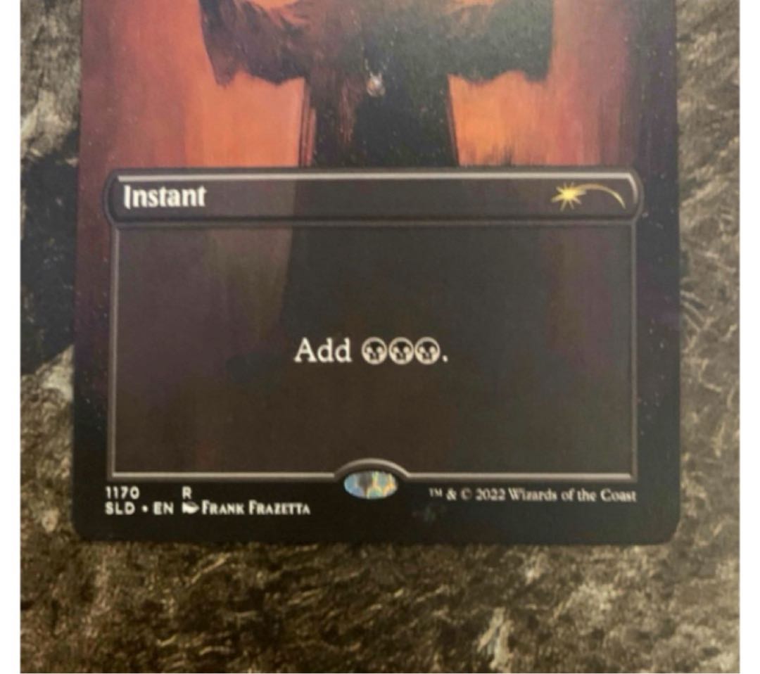 mtg Secret Lair Frank Frazetta Dark Ritual ff 1枚