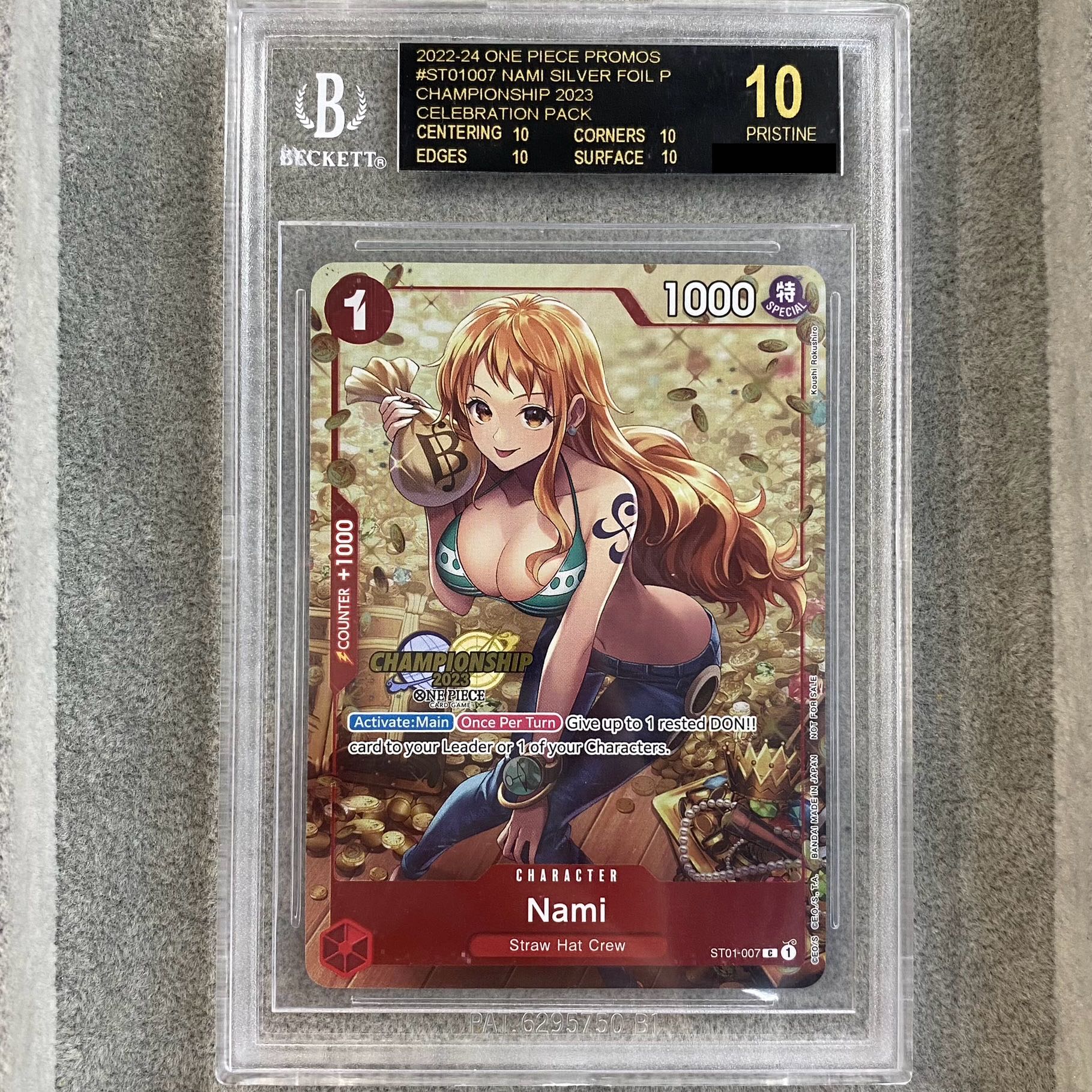 BGS10 Black La Bianca] NAMI C Parallel Championship 2023 English PROMO ST01-007